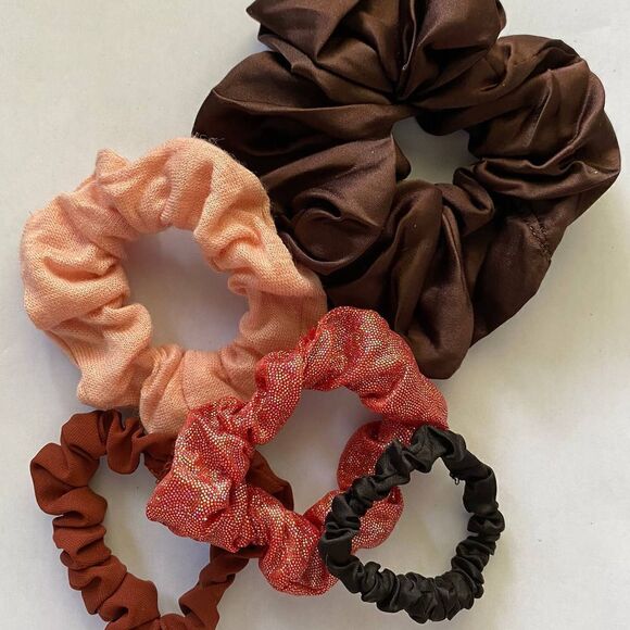 Set of 5 Scrunchies - Picture 2 of 2